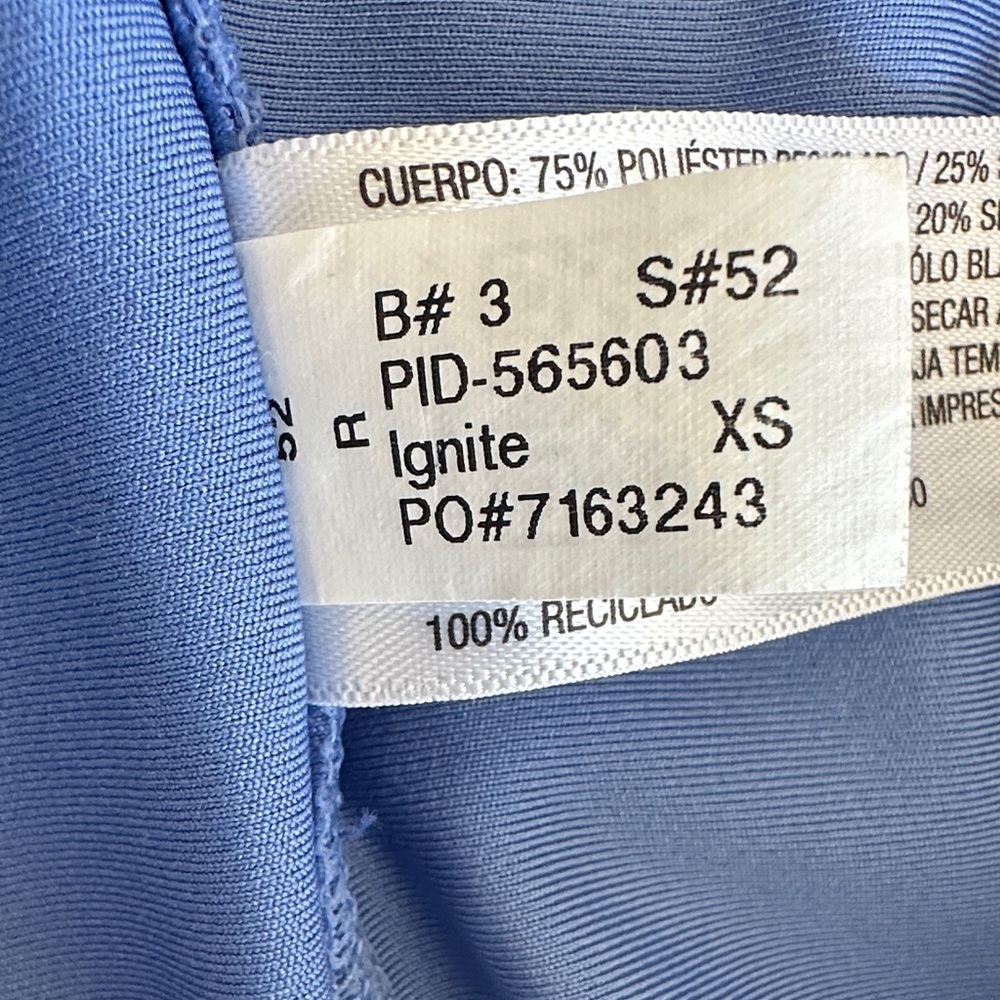 All In Motion Periwinkle Blue High Rise Leggings XS Activewear Pockets Ignite - Picture 6 of 10